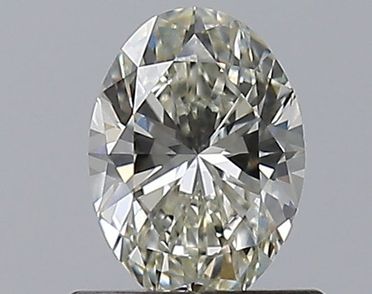 0.59CT OVAL VVS1 K WH