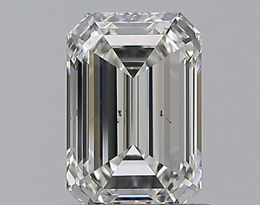 0.76CT EMERALD SI1 H WH