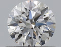 0.55CT ROUND VVS1 D WH