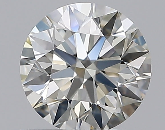 0.61CT ROUND VVS1 K WH