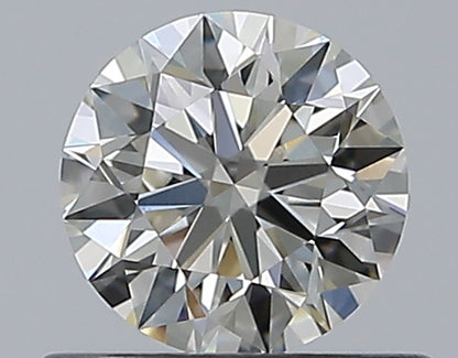 0.56CT ROUND VVS1 J WH