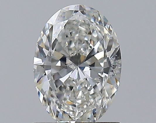 0.90CT OVAL SI2 G WH