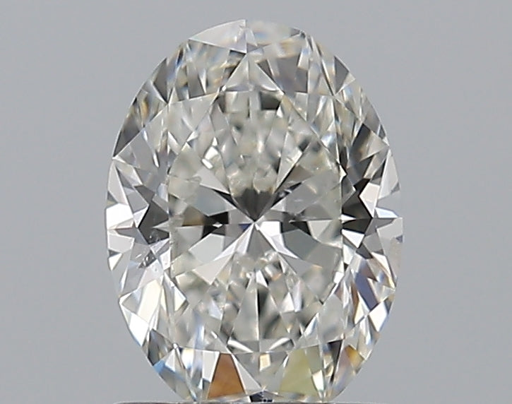0.90CT OVAL SI1 H WH