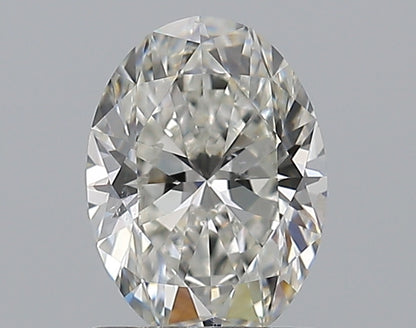 0.90CT OVAL SI1 H WH