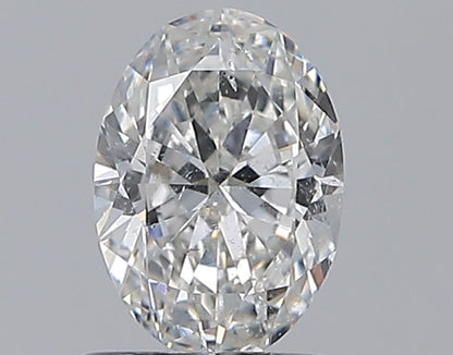 0.80CT OVAL I1 G WH