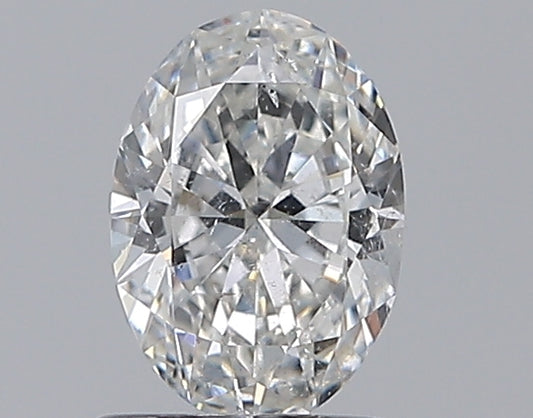 0.80CT OVAL I1 G WH