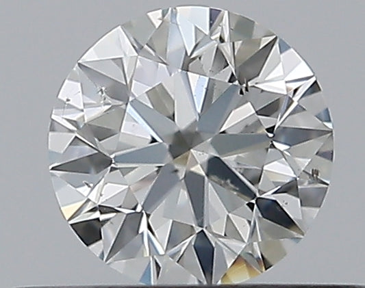 0.38CT ROUND SI2 G WH