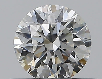 0.37CT ROUND SI2 F WH
