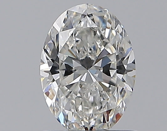 0.81CT OVAL SI2 G WH