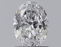 0.77CT OVAL SI1 D WH