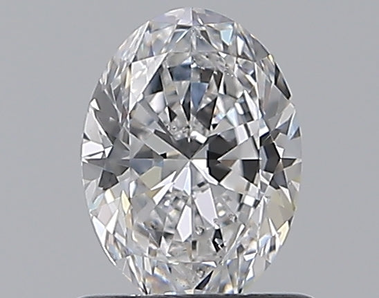0.77CT OVAL SI1 D WH