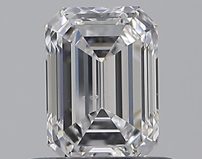0.59CT EMERALD SI1 D WH