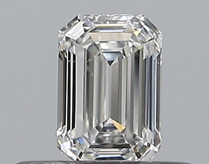 0.30CT EMERALD SI2 F WH