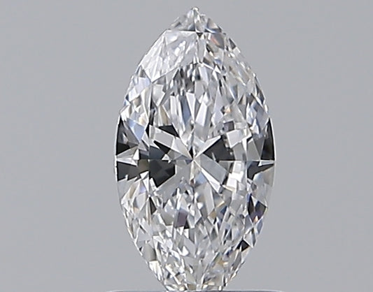 0.59CT MARQUISE VVS1 D WH