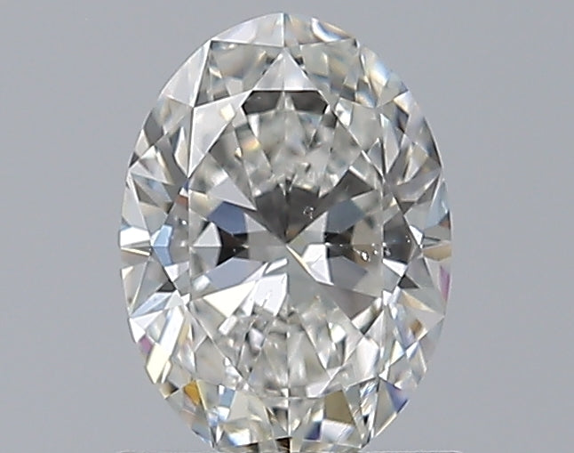 0.80CT OVAL SI1 G WH