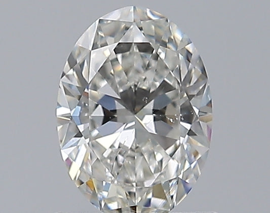 0.80CT OVAL SI1 G WH