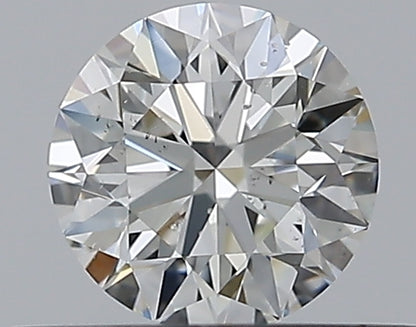 0.38CT ROUND SI2 G WH
