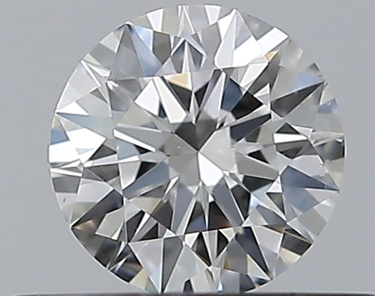 0.38CT ROUND SI1 F WH