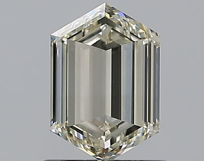 0.90CT LONG HEXAGON VVS2 L NV