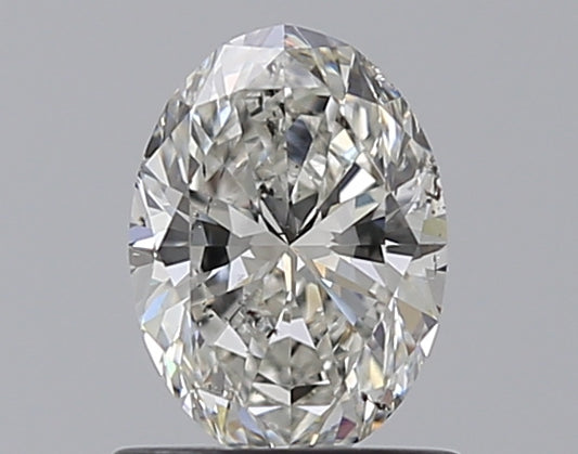 0.90CT OVAL SI2 H WH