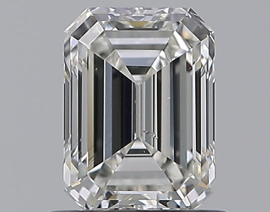 0.90CT EMERALD SI1 G WH
