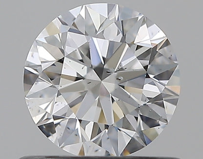 0.57CT ROUND SI2 E WH