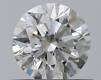 0.55CT ROUND SI2 G WH