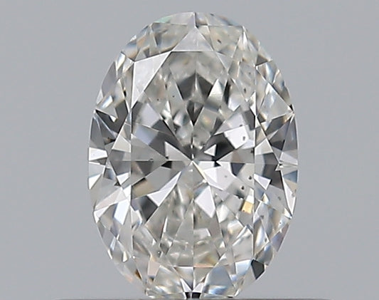 0.36CT OVAL SI1 F WH