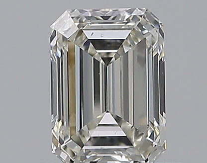 0.50CT EMERALD SI1 J WH