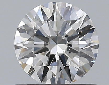 0.59CT ROUND SI1 F WH