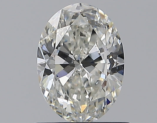 0.90CT OVAL SI2 H WH