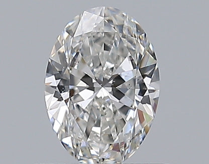 0.50CT OVAL SI1 F WH