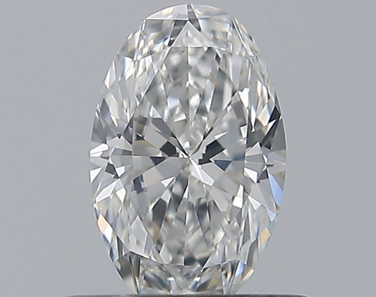 0.48CT OVAL SI1 F WH