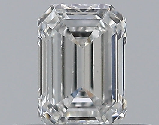 0.30CT EMERALD SI2 F WH