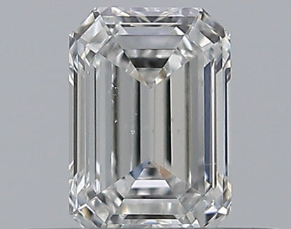 0.30CT EMERALD SI2 F WH