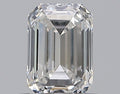 0.53CT EMERALD SI1 G WH