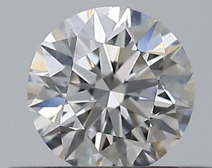 0.38CT ROUND SI1 F WH