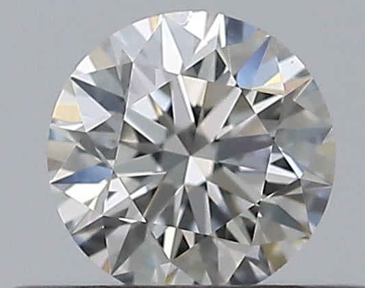 0.38CT ROUND SI1 F WH
