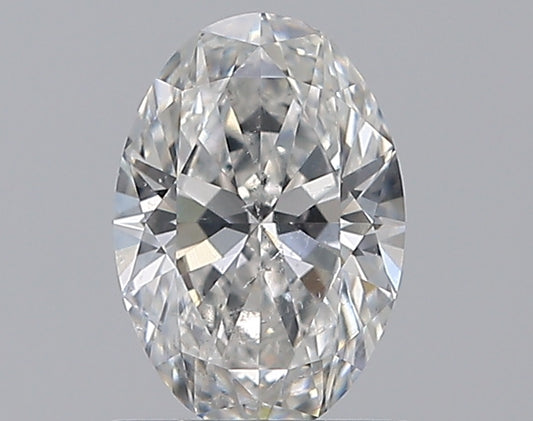 0.85CT OVAL SI2 F WH