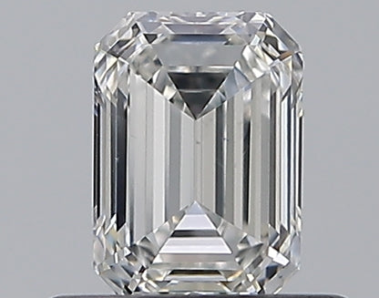 0.50CT EMERALD SI1 G WH