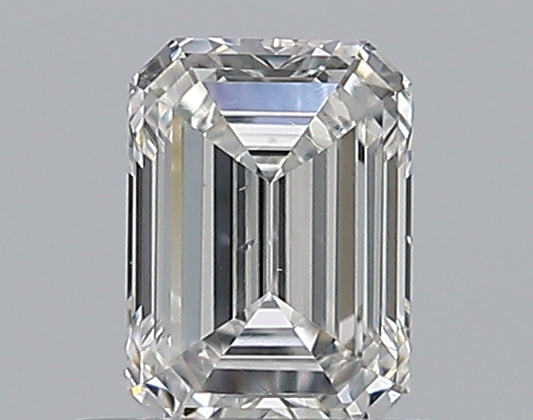 0.50CT EMERALD SI1 E WH