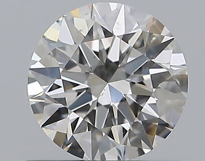 0.65CT ROUND SI1 G WH