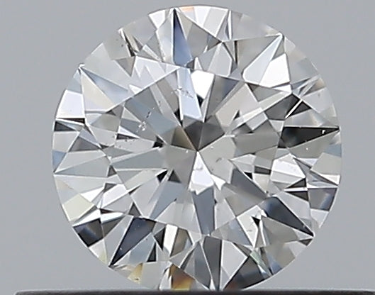 0.37CT ROUND SI2 F WH