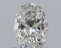 0.37CT OVAL SI1 F WH