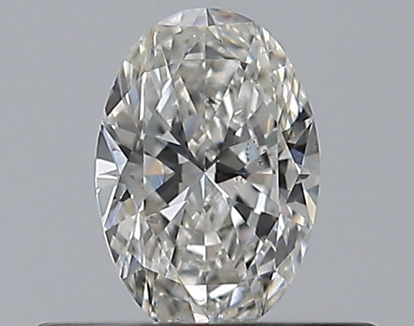 0.30CT OVAL SI1 G WH