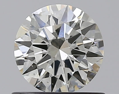 0.65CT ROUND SI1 J WH