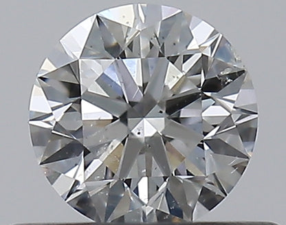 0.38CT ROUND SI2 G WH