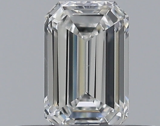 0.30CT EMERALD SI1 F WH