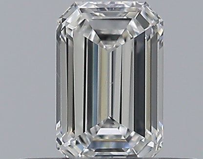 0.30CT EMERALD SI1 F WH