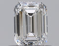 0.50CT EMERALD SI2 D WH